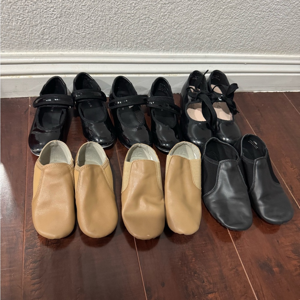 Tap and Jazz shoes, kids size 10, 11, 12